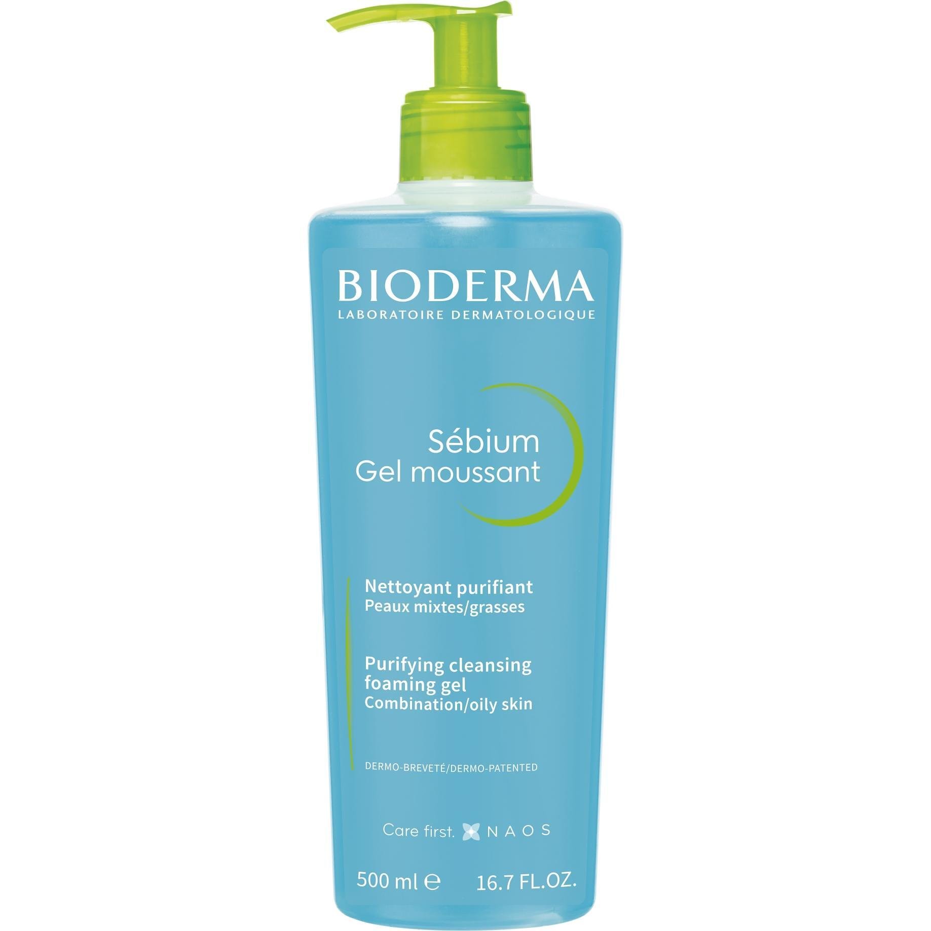 Bioderma Sebium ежедневен измиващ гел, 500 мл | Биодерма, Себиум