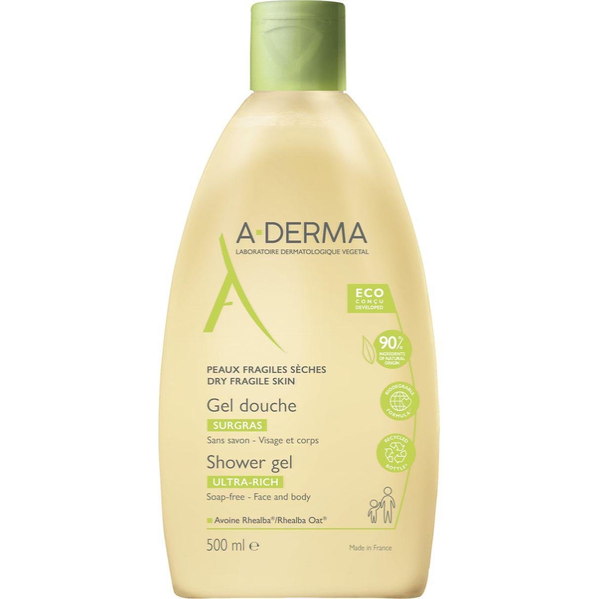 A-Derma свръхобогатен душ гел, 750 мл | А-Дерма