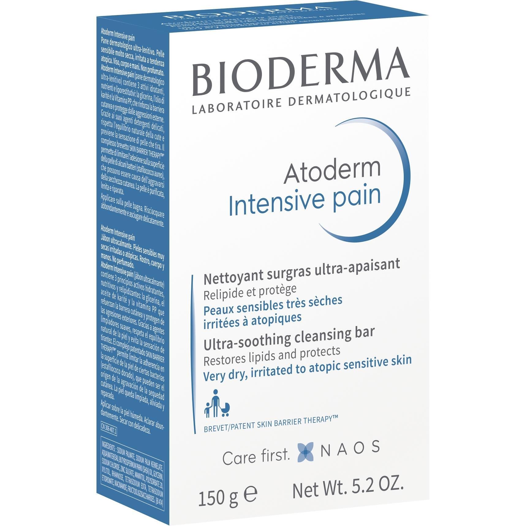 Bioderma Atoderm обогатен измивен сапун, 150 г | Биодерма, Атодерм