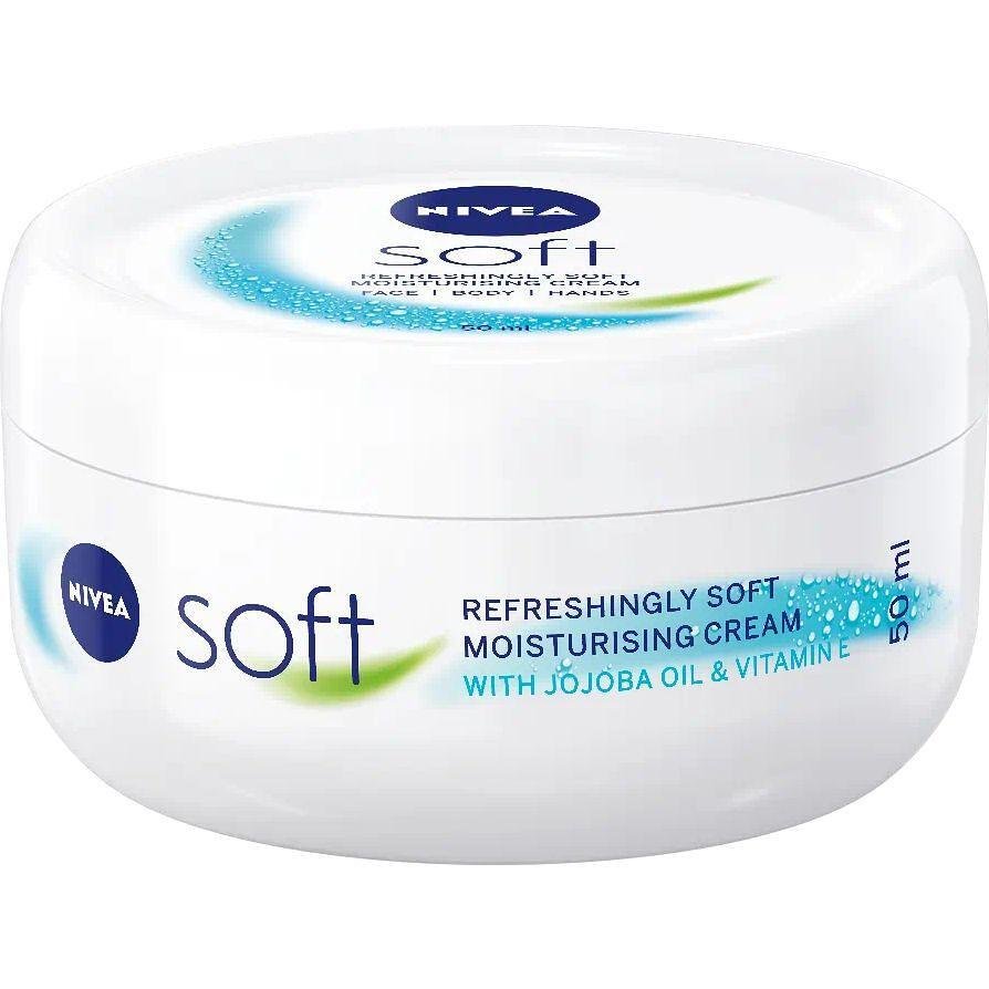Nivea Soft крем за ръце и тяло, 50 мл | Нивеа, Софт