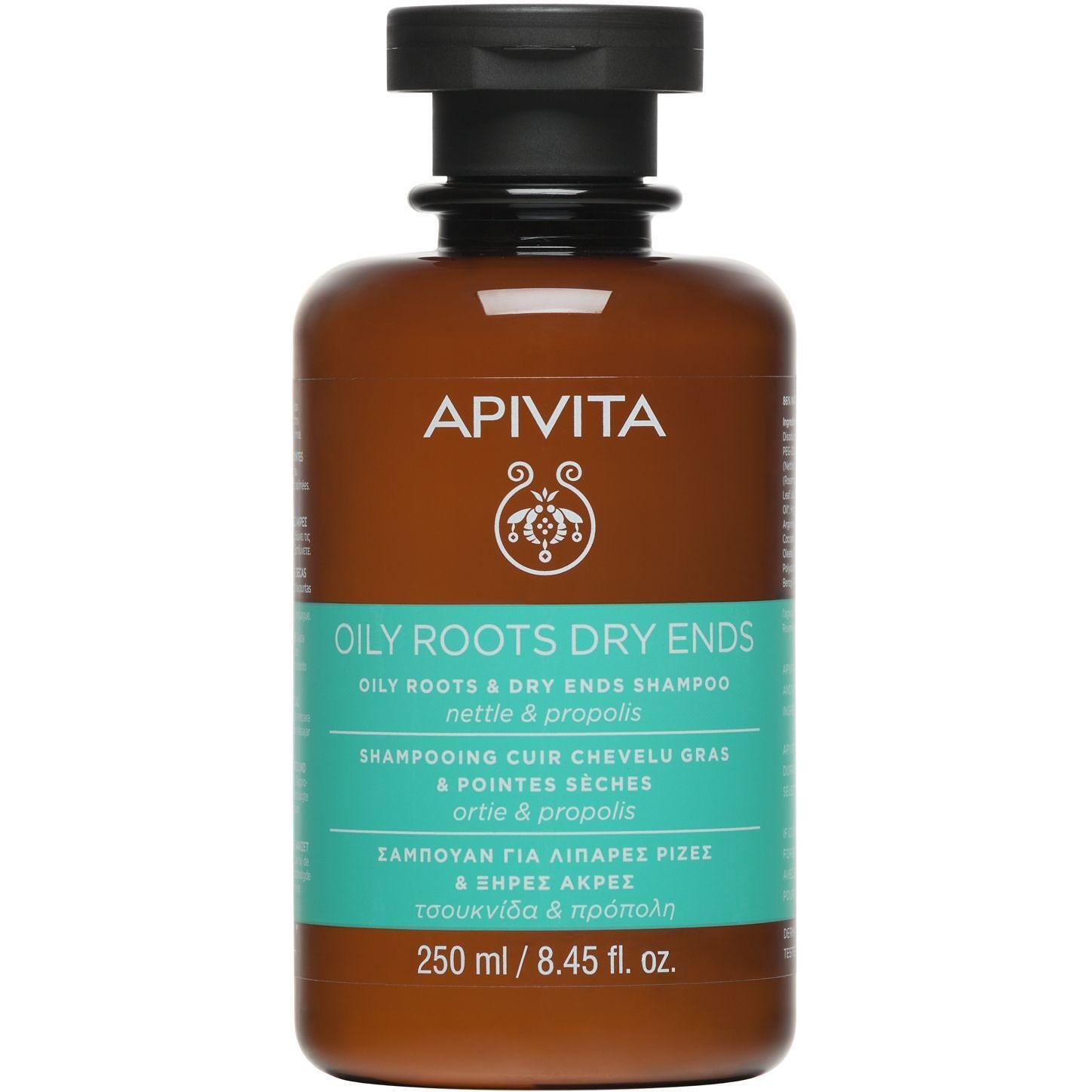 Apivita Oily Roots Dry Ends шампоан за мазна коса, 250 мл | Апивита