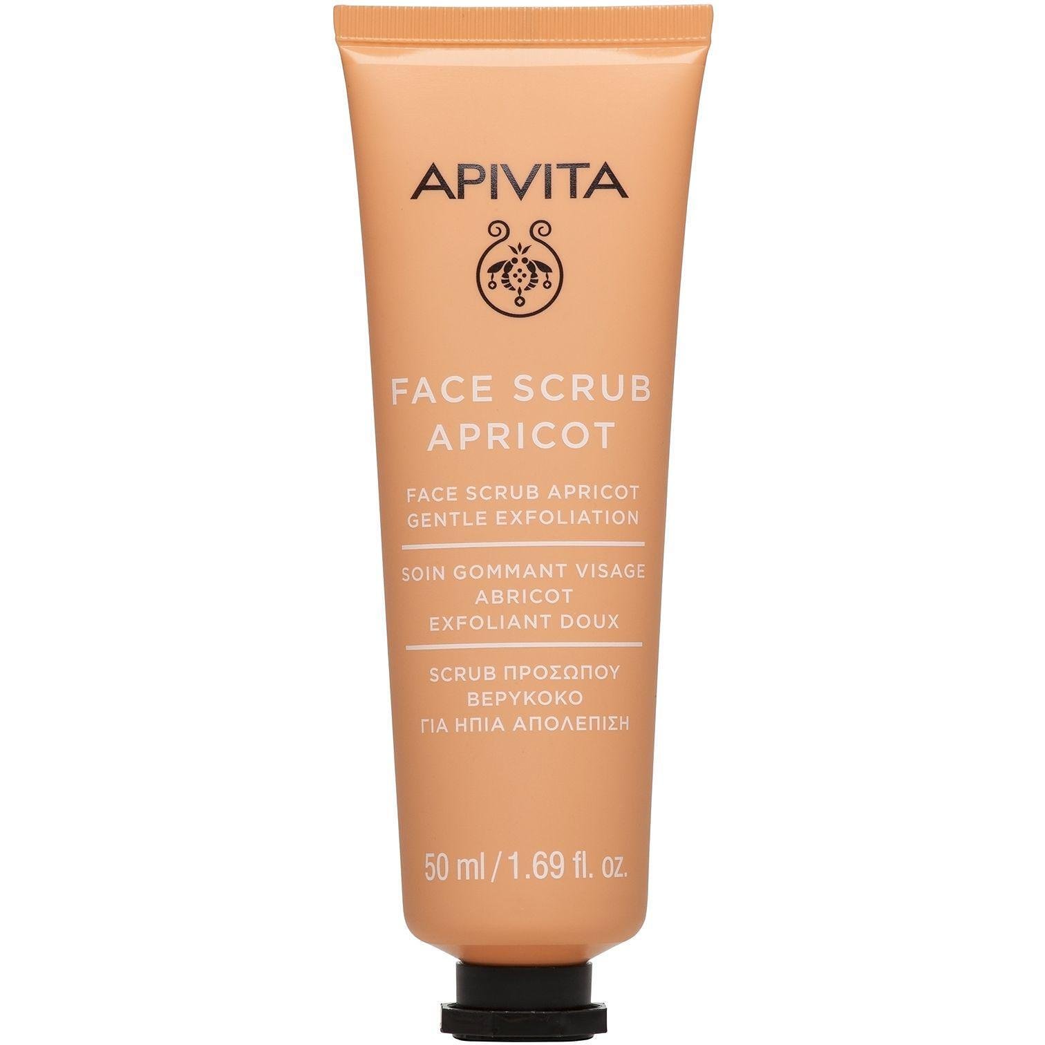 Apivita Face Scrub ексфолиант с кайсия, 50 мл | Апивита