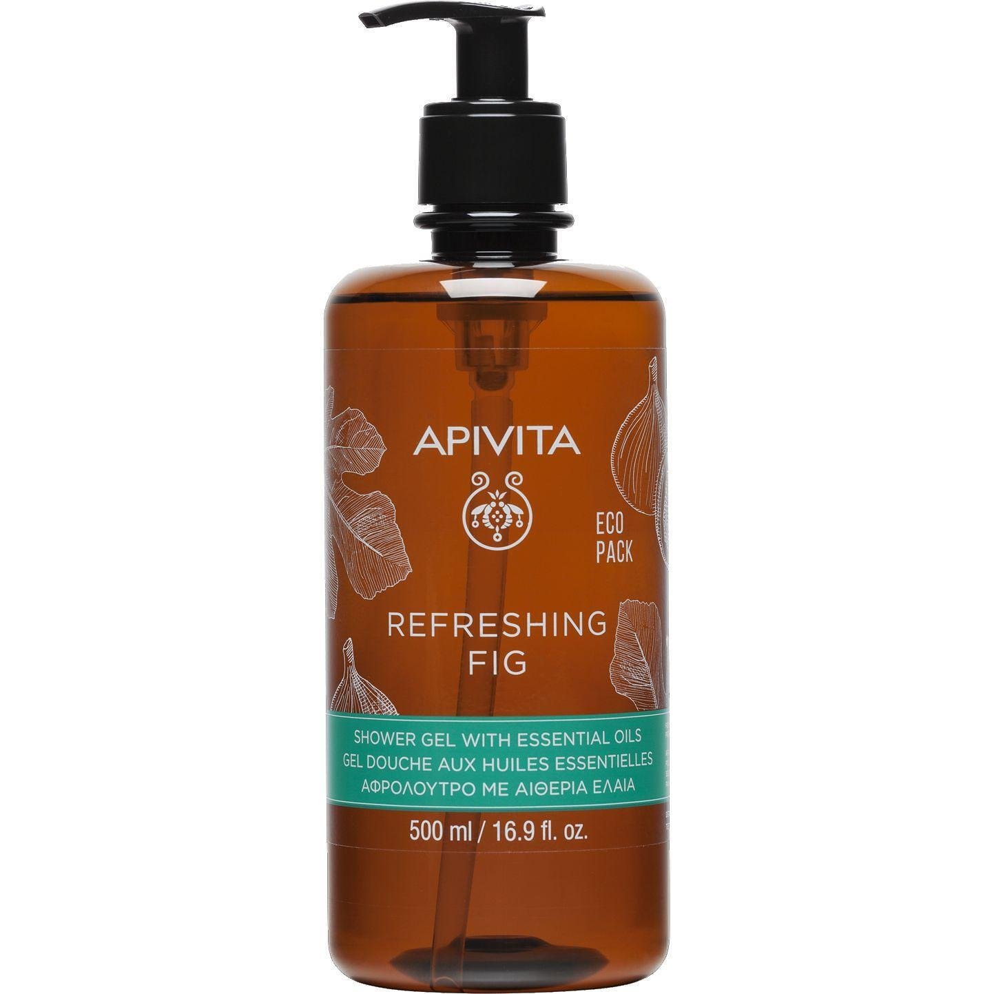 Apivita Refreshing Fig душ гел смокиня, 500 мл | Апивита