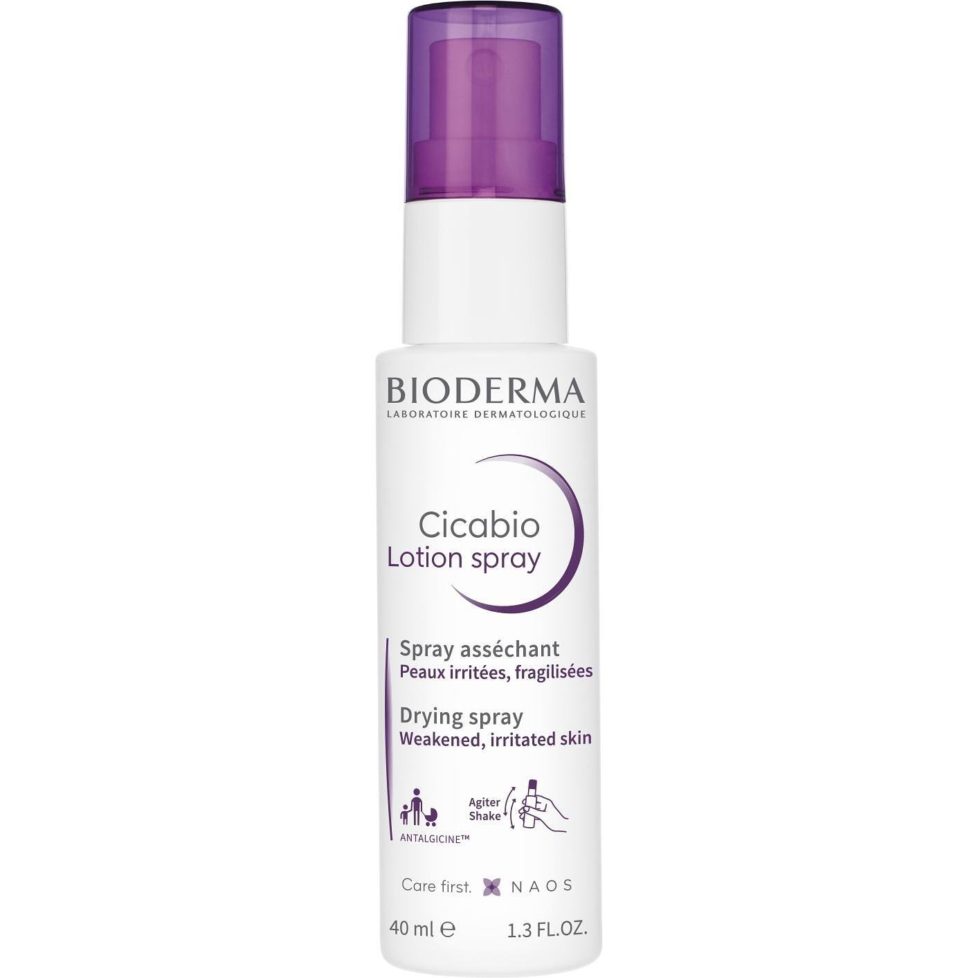 Bioderma Cicabio лосион-спрей за увредена кожа, 40 мл | Биодерма, Хидрабио