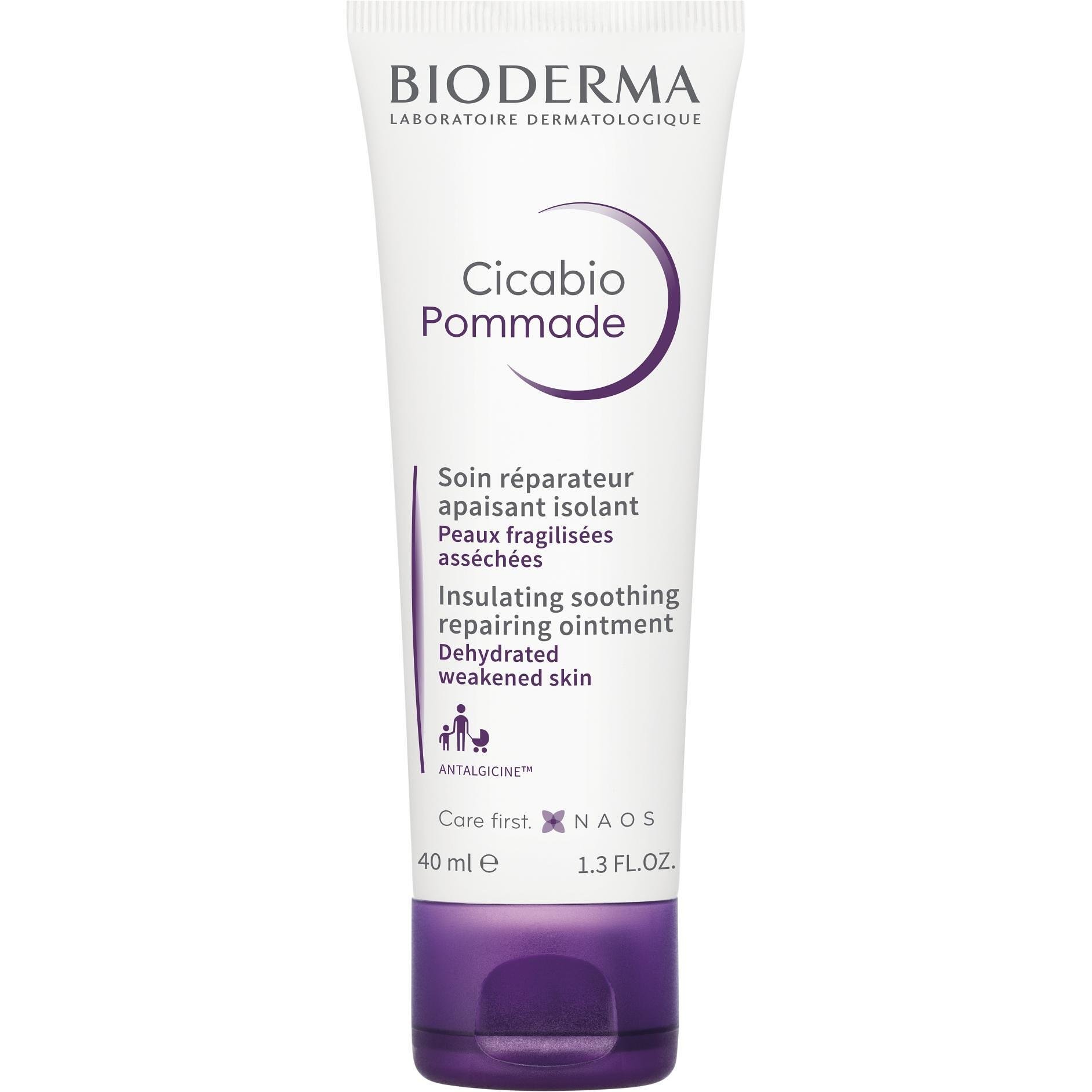 Bioderma Cicabio Помада изолиращ успокояващ и възстановяващ мехлем, 40 мл | Биодерма, Хидрабио