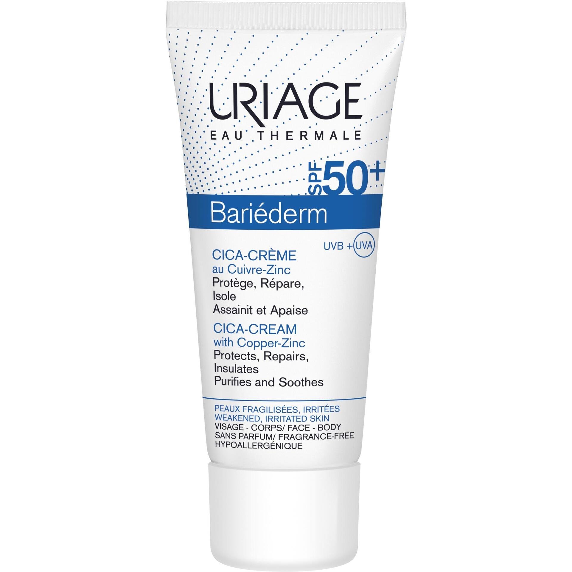 Uriage Bariederm Cica-Creme изолиращ крем с мед и цинк, 40 мл | Уриаж, Бариедерм