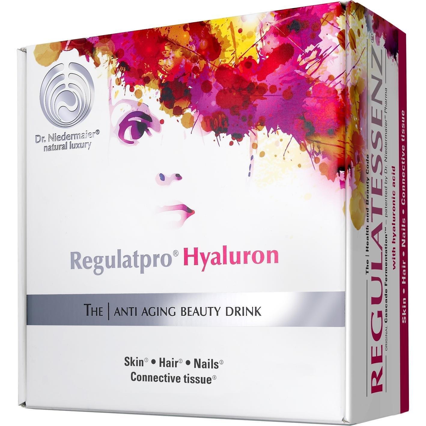 Dr. Niedermaier Regulatpro Hyaluron солуцио течна хранителна добавка 20 флакона х 20 мл, 400 мл | Д-р Нидермайер, Регулатпро Хиалурон