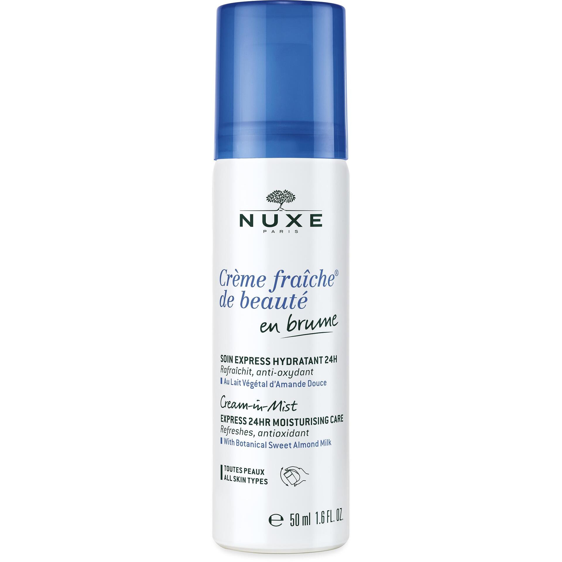 Nuxe Creme Fraiche бързо хидратиращ крем-спрей, 50 мл | Нукс, Крем фреш