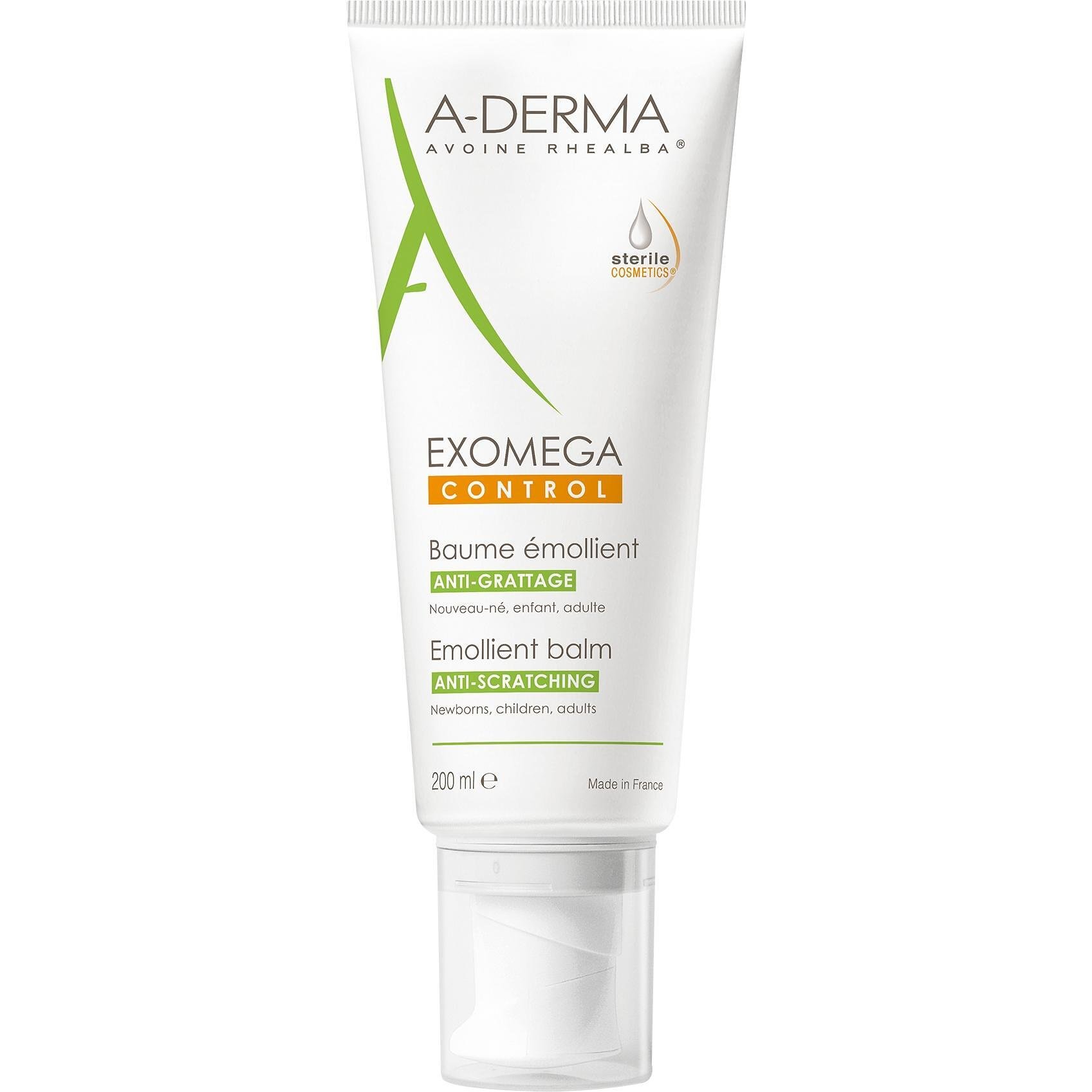 A-Derma Exomega Control емолиентен балсам, 200 мл | А-Дерма, Ексомега Контрол