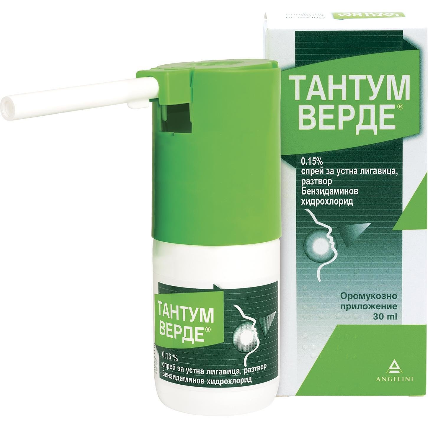 Tantum Verde спрей 0.15%, 30 мл | Тантум Верде, Angelini Pharma, Анджелини Фарма