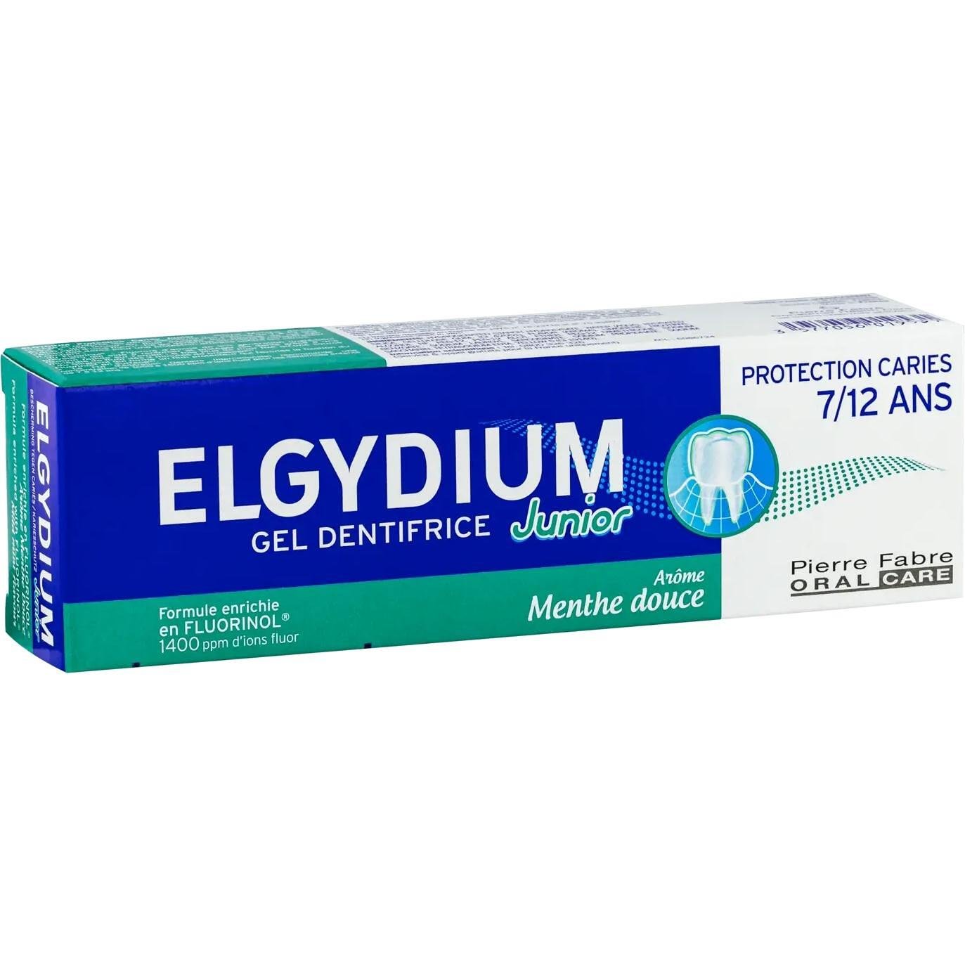 Elgydium Junior паста за зъби мента 7 до 12 години 50 мл | Елгидиум