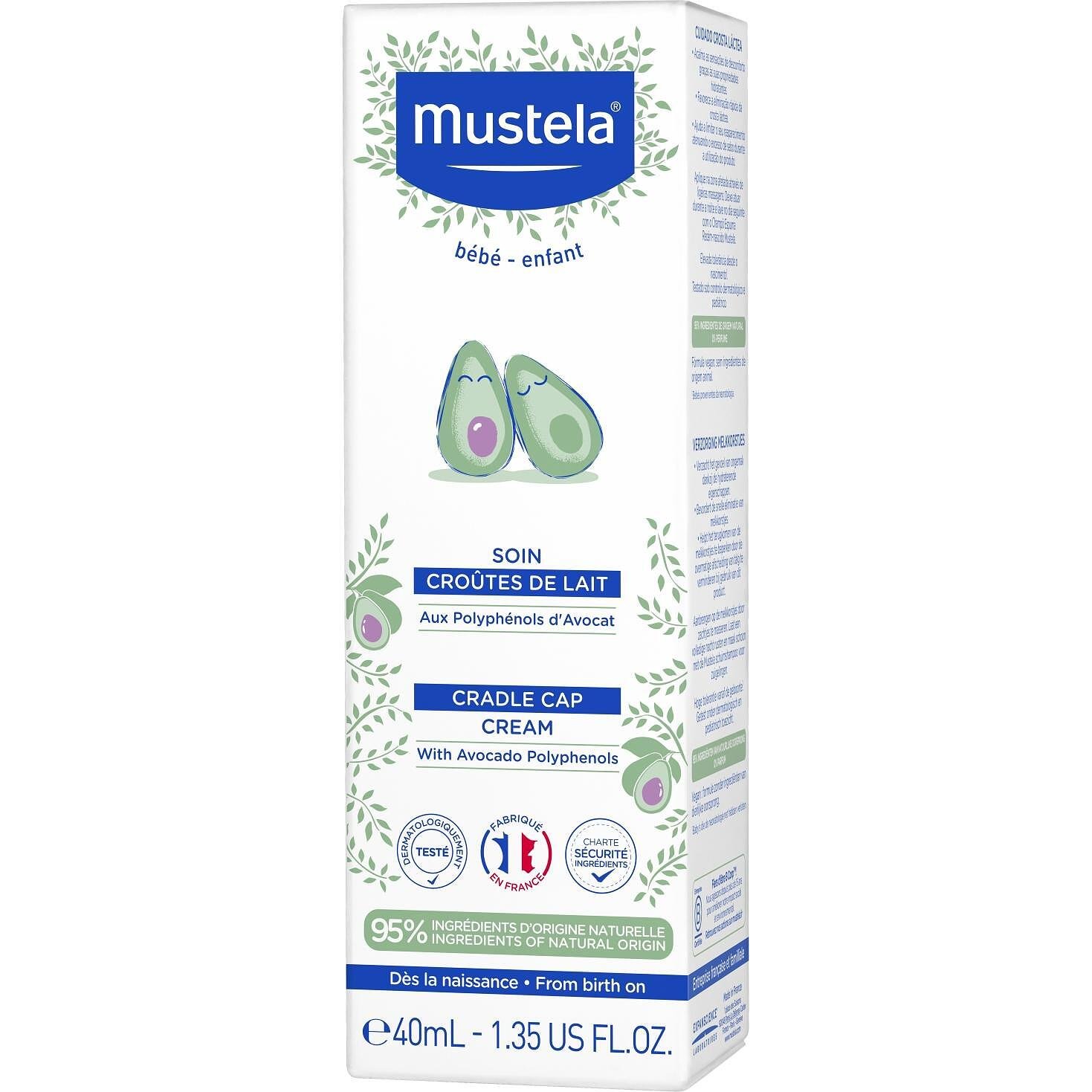 Mustela Крем против крусти 40 мл | Мустела