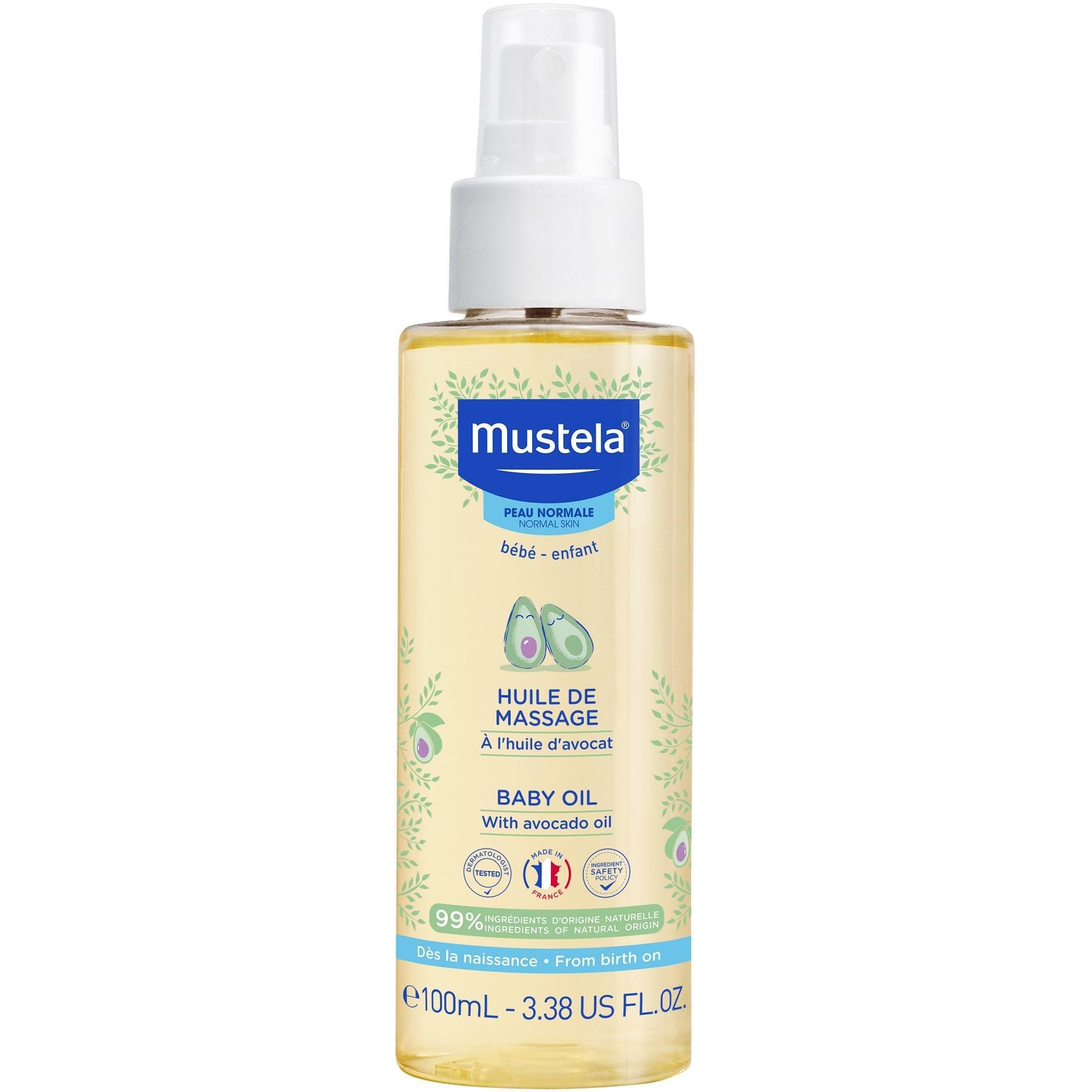 Mustela Бебешко масажно олио спрей 100 мл | Мустела