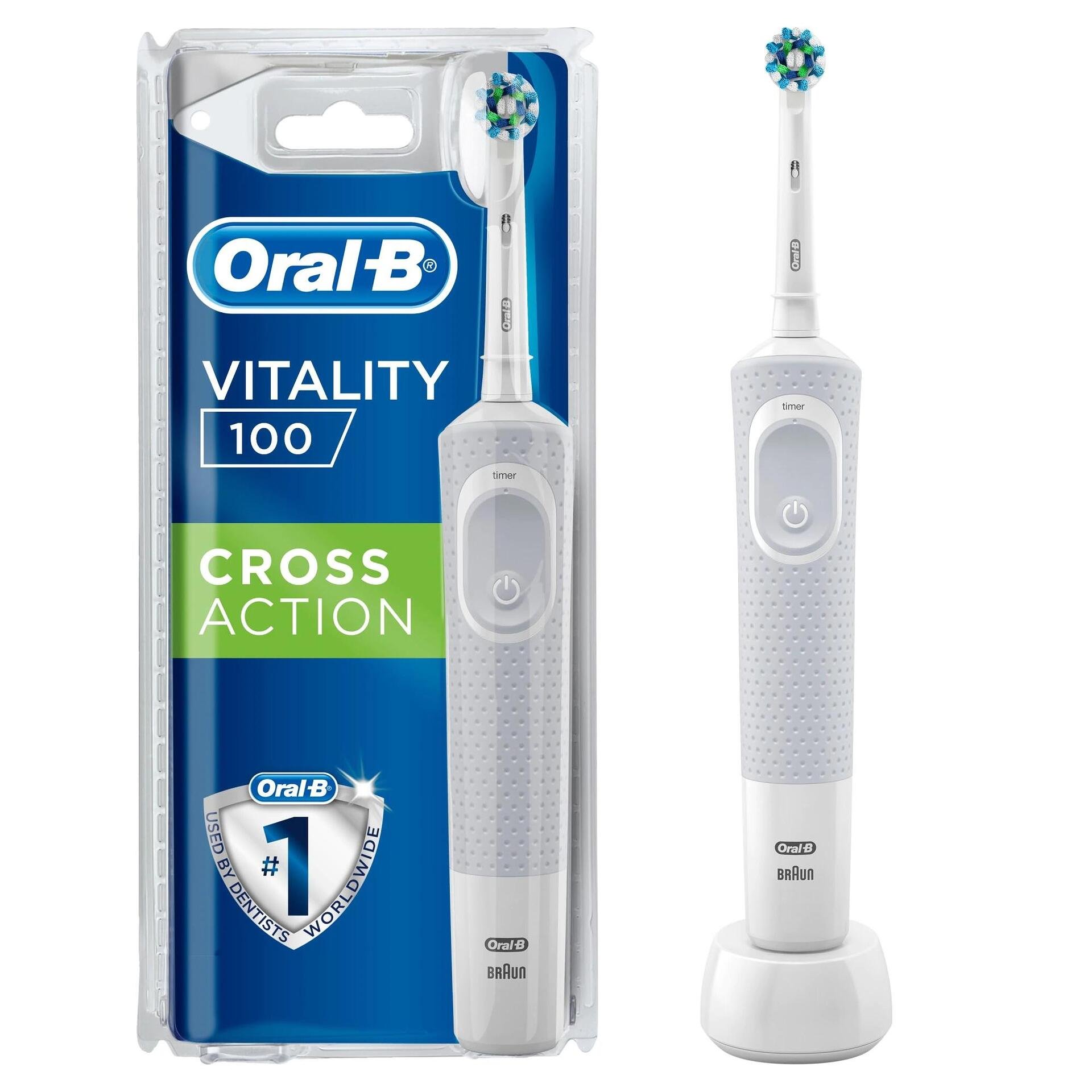 Oral-B електрическа четка за зъби Vitality D100 Cross Action | Орал-Б
