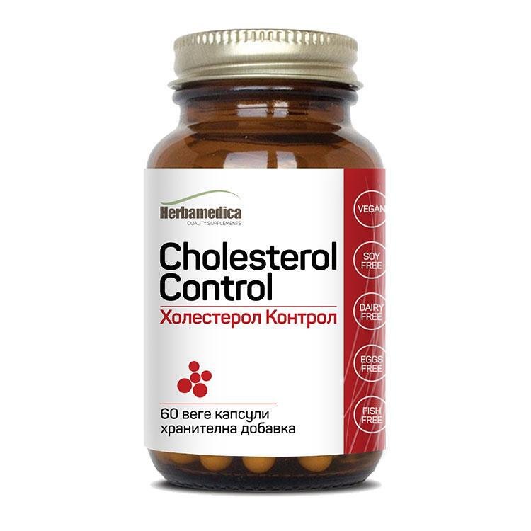 Herbamedica CholesterolControl 60 таблетки | Хербамедика, ХолестеролКонтрол