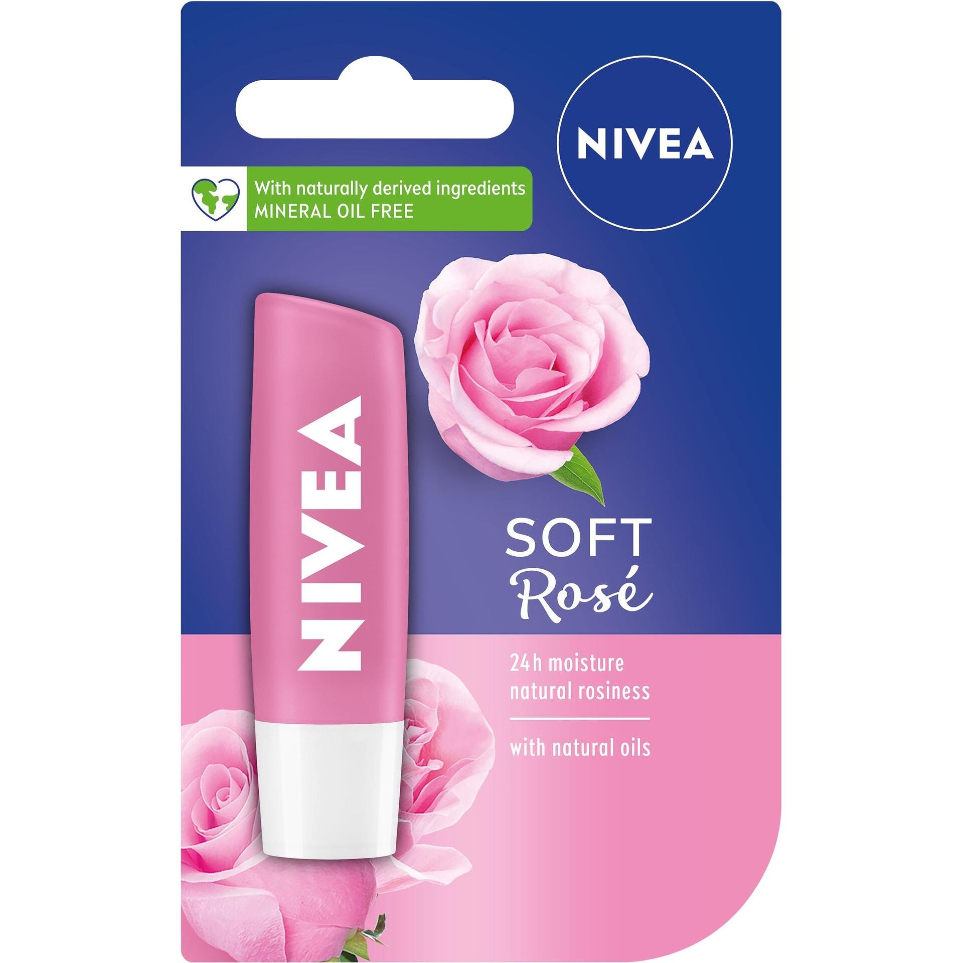 Nivea балсам за устни с розово масло | Нивеа