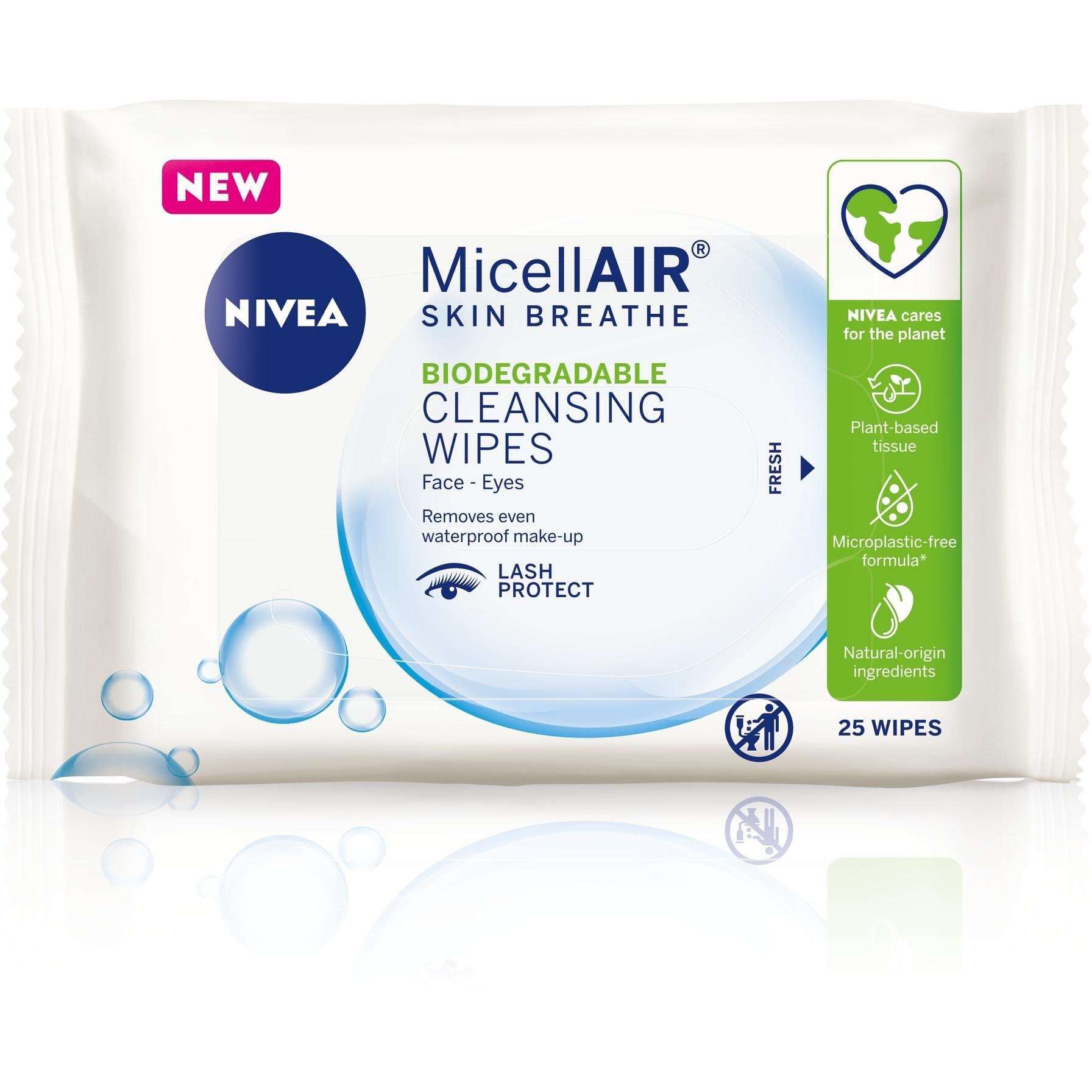 Nivea мицеларни дегримиращи мокри кърпи 25 броя | Нивеа