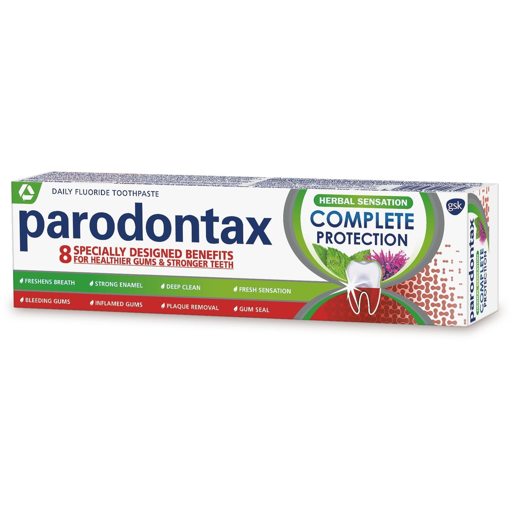 Parodontax Хербал къмплийт протект паста за зъби 75 мл | Пародонтакс