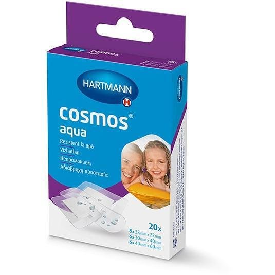 Hartmann Cosmos Аква пластир три размера 20 броя водоустойчиви лепенки | Хартман, Космос