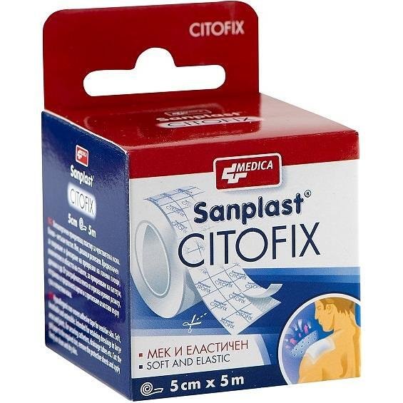 Medica Sanplast Цитофикс пластир 5см/5 метра | Медика Санпласт