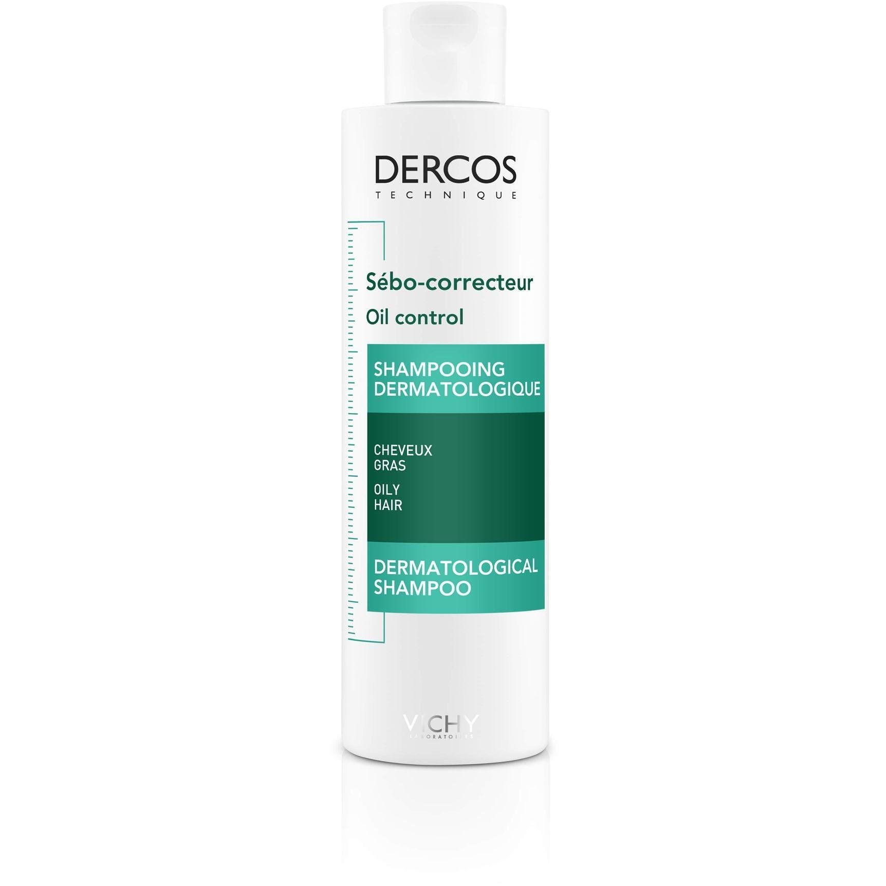 Vichy Dercos себорегулиращ шампоан за мазна коса, 200 мл | Виши