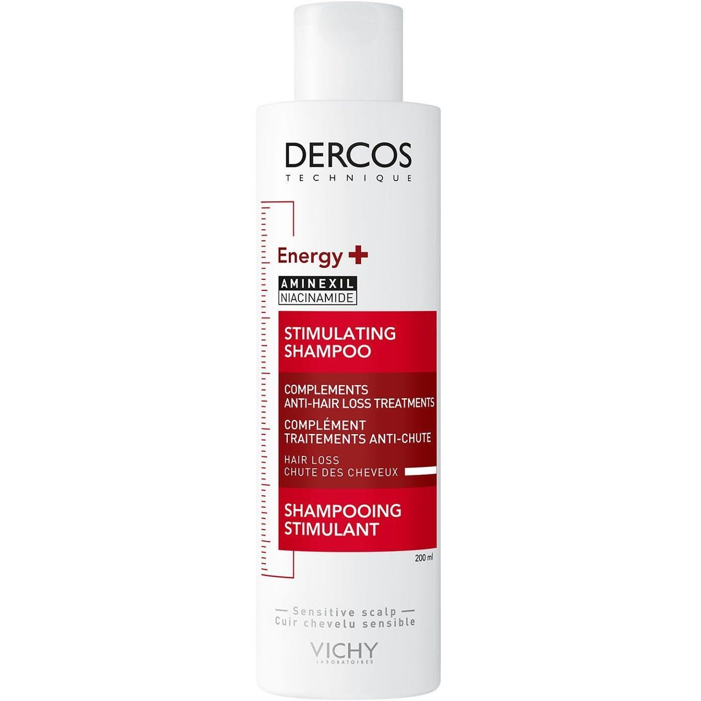 Vichy Dercos Energy+ стимулиращ шампоан против косопад, 200 мл | Виши
