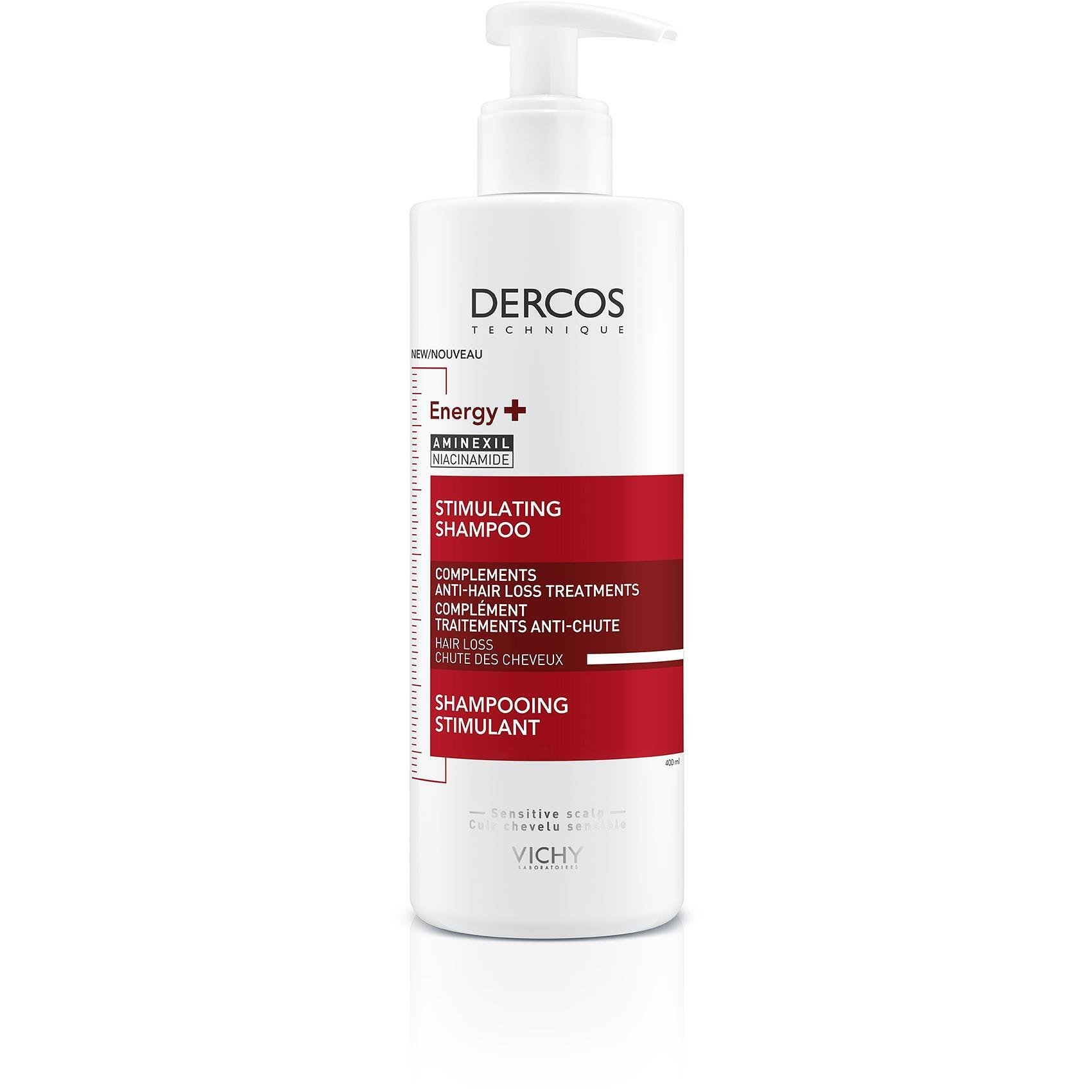 Vichy Dercos Аminexil енергизиращ шампоан при косопад 300+100 мл | Виши, Деркос