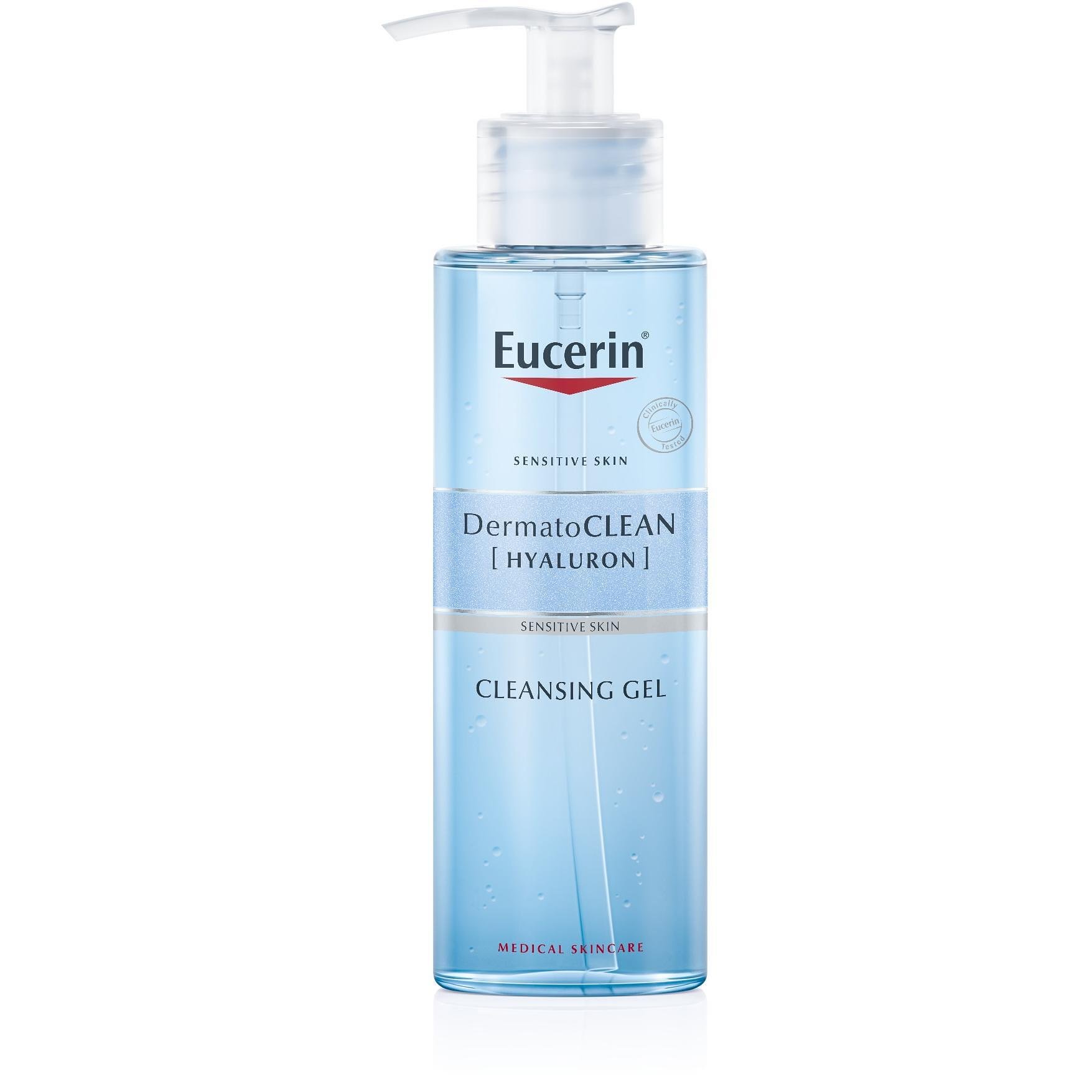 Eucerin DermatoСlean Измиващ гел за лице за нормална и смесена кожа 200 мл | Еусерин, Дерматоклийн