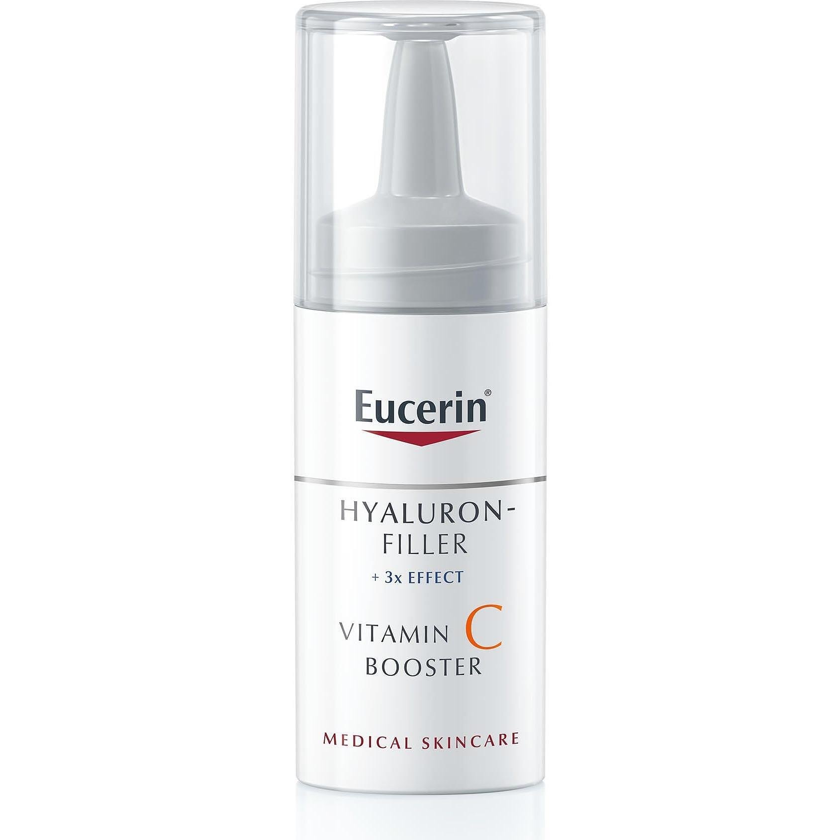 Eucerin Hyaluron-Filler Бустер против стареене за лице с витамин С 8 мл 3 флакона | Еусерин, Хиалурон-Филър