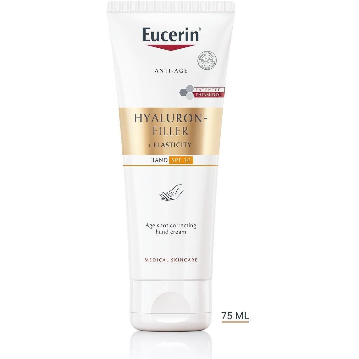 Eucerin Hyaluron-Filler Elasticity Kрем за ръце 75 мл | Еусерин, Хиалурон-Филър За суха кожа на ръцете против стареене и пигментни петна