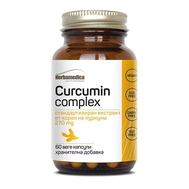 Herbamedica C3 Curcumin Complex 400 мг 60 капсули | Хербамедика С3 Куркумин Комплекс е формула в подкрепа на организма и поддържането на хомеостазата