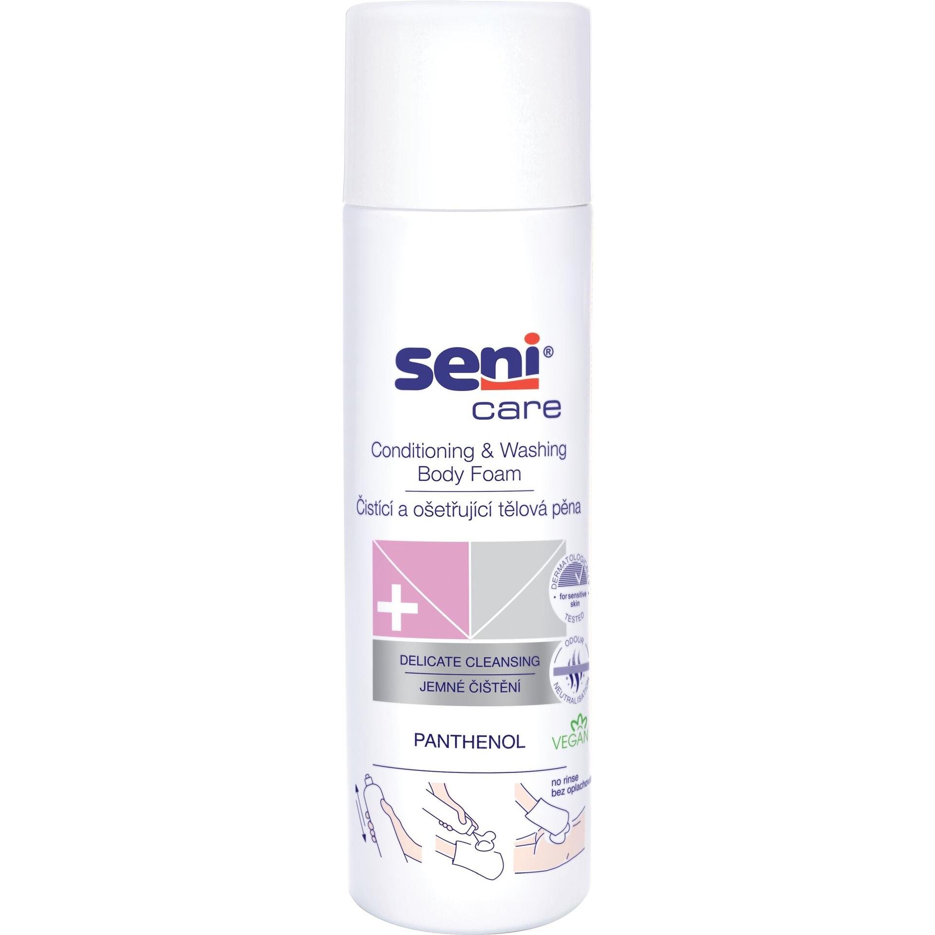 Seni Care почистваща пяна за нежна грижа, подхранване и почистване на тялото, 500 мл | Сени, Кеър