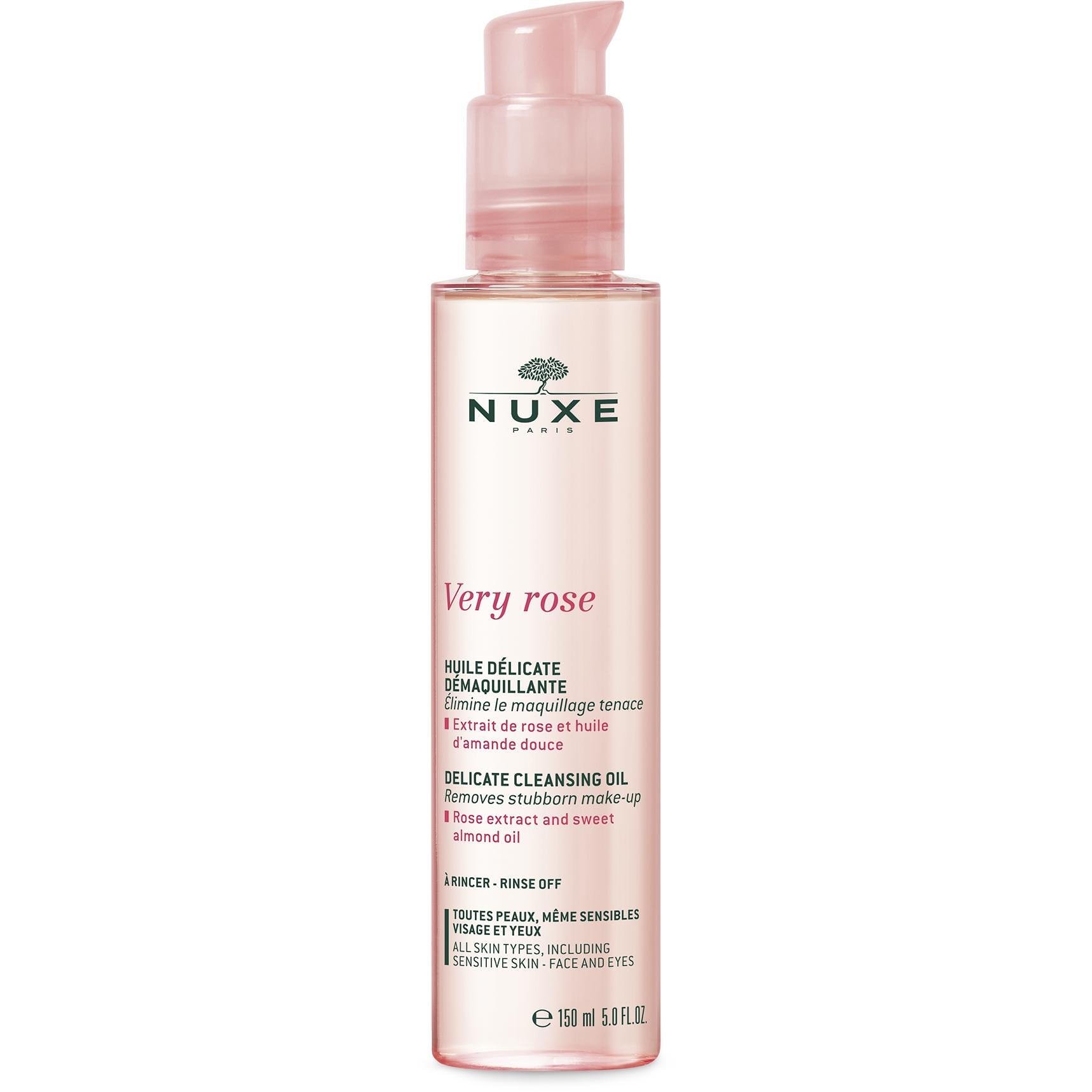 Nuxe Very Rose Delicate Нежно почистващо олио за жени 150 мл | Нукс, Вери Роуз