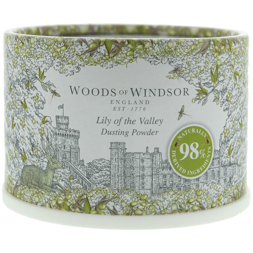 Woods of Windsor Ароматна пудра за тяло Момина сълза 100 г | Уудс ъф Уиндзор