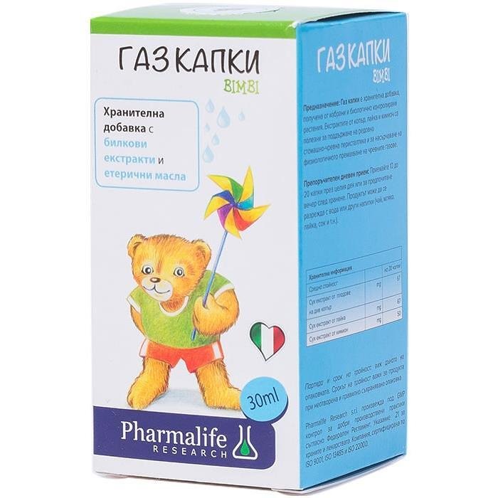 Pharmalife Research Газ Бимби капки против колики 30 мл | Фармалайф Рисърч