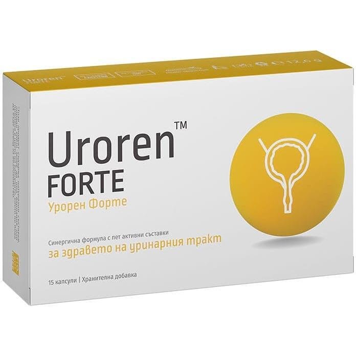 Naturpharma Урорен Форте цистит и уроинфекции 15 капсули | Натюрфарма