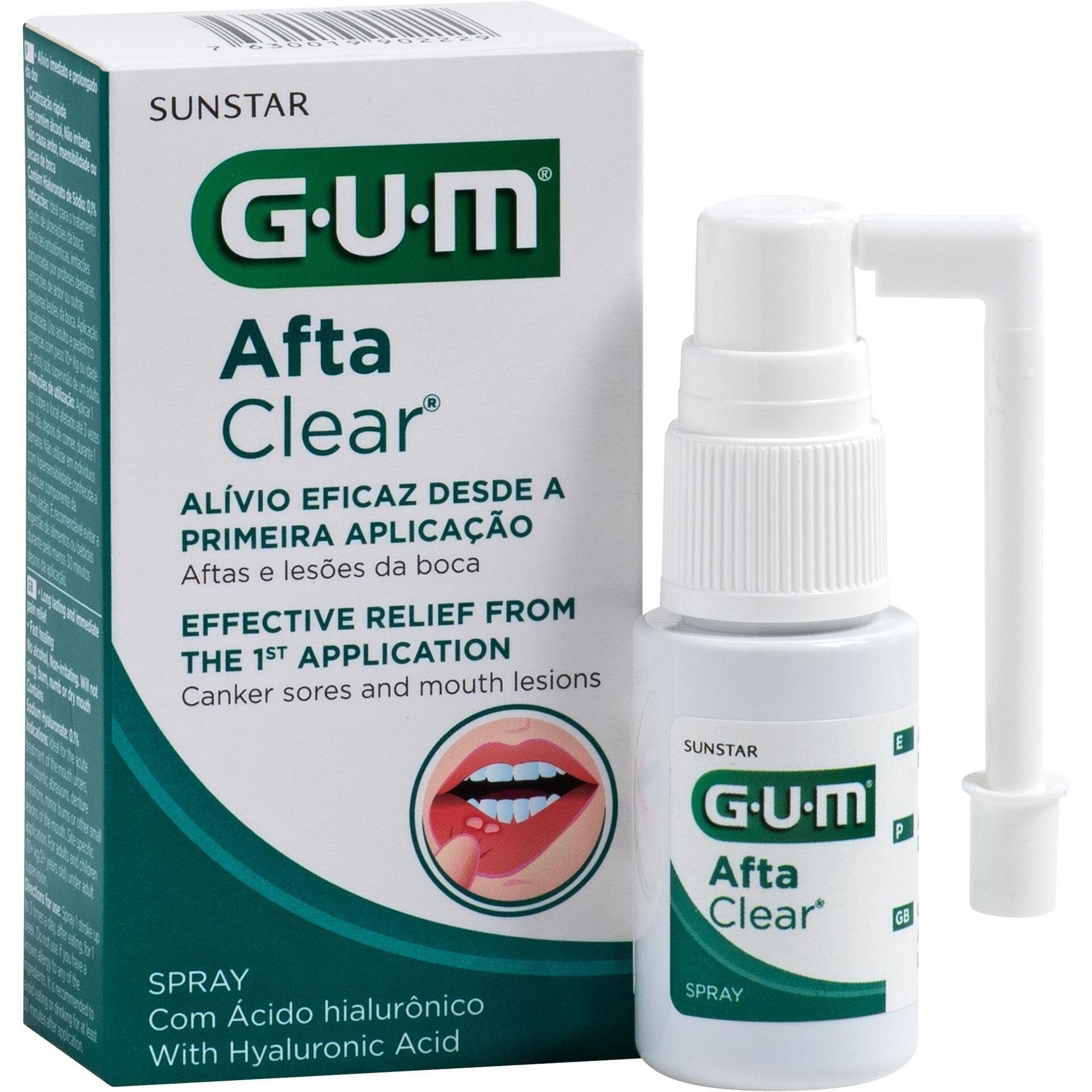 Gum Afta Clear Спрей срещу афти 15 мл | Гъм, Афта Клиър