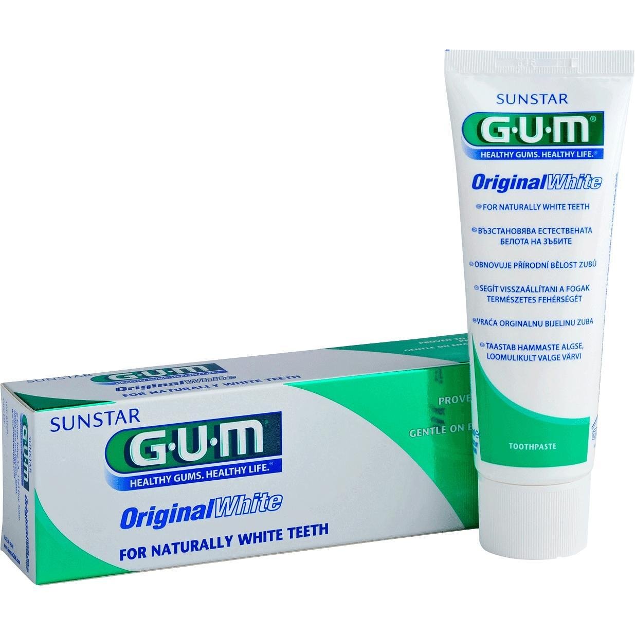 Gum Original White Избелваща паста за зъби анасонов аромат 75 мл | Гъм, Оригиджинал Уайт