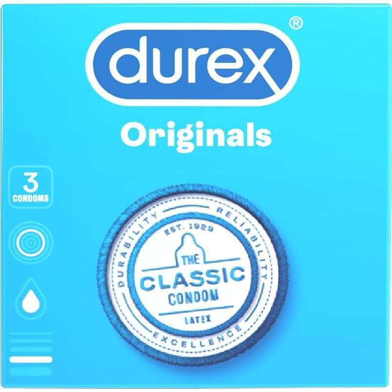 Durex Classic презервативи 3 броя | Дюрекс
