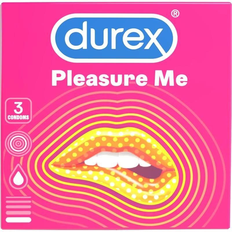 Durex Pleasureмах презервативи 3 броя | Дюрекс