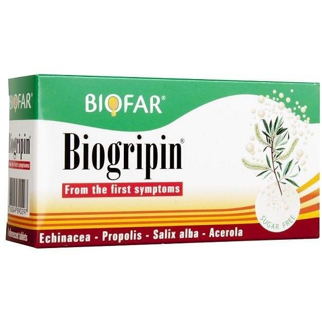 Biofar Биогрипин 8 ефервесцентни таблетки | Биофар