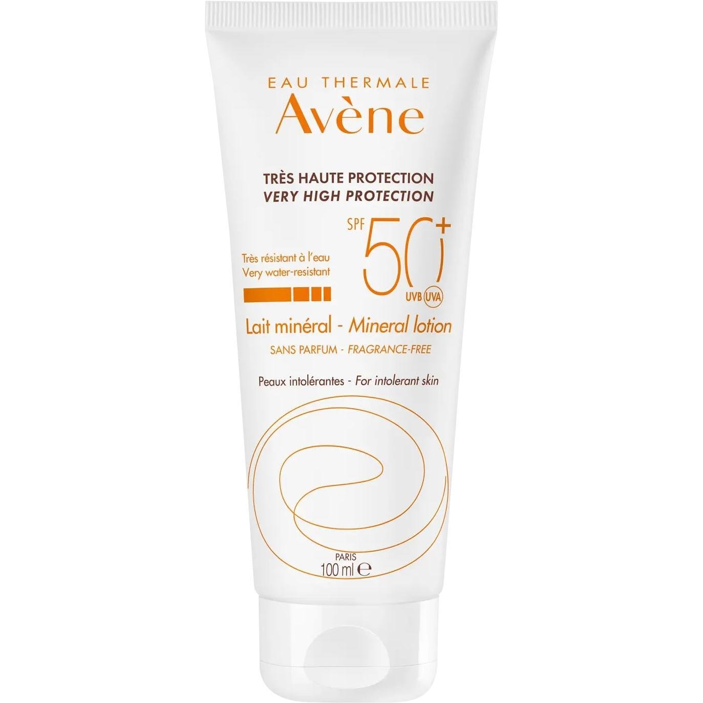 Avene слънцезащитно минерално мляко SPF50, 100 мл | Авен