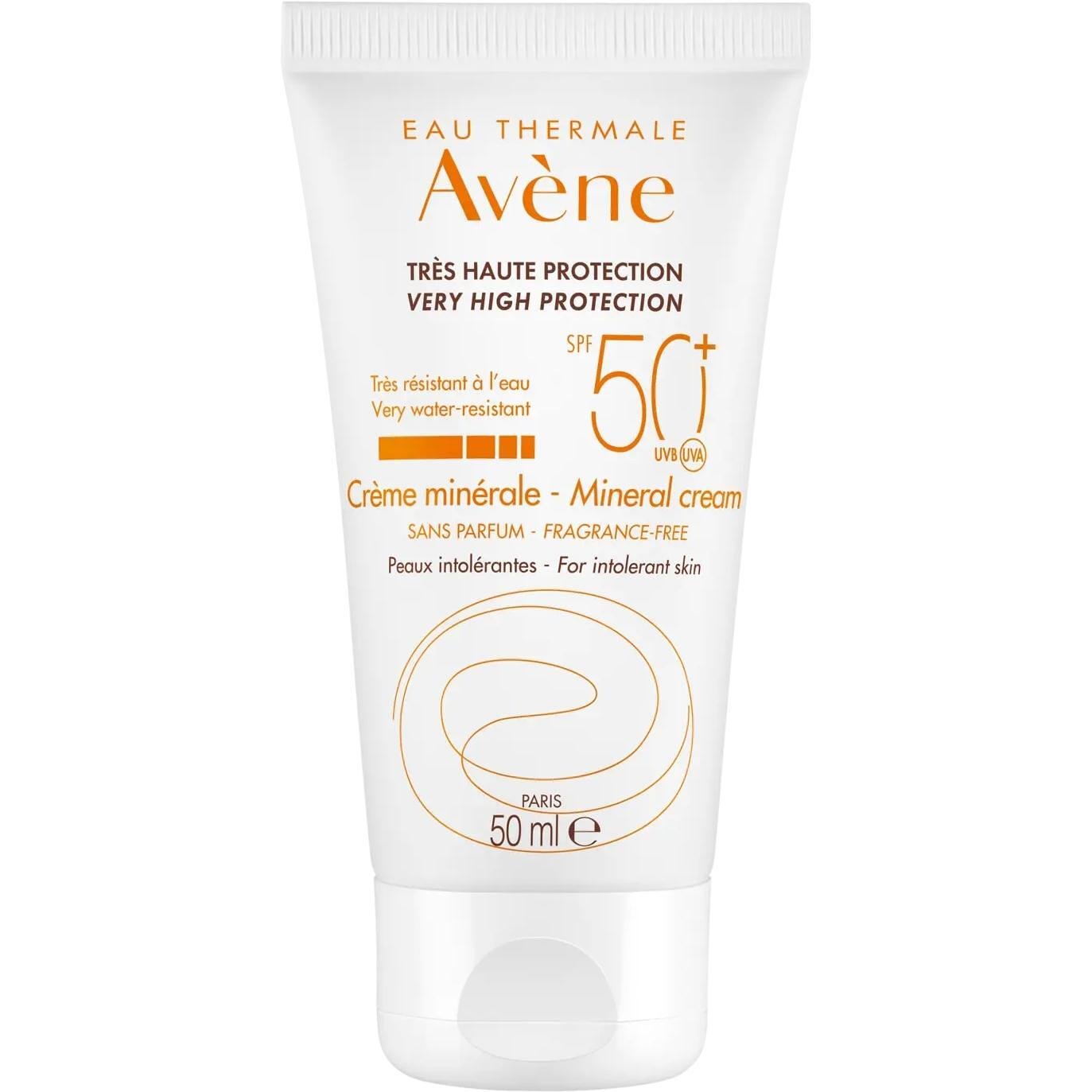 Avene слънцезащитен минерален крем SPF50, 50 мл | Авен