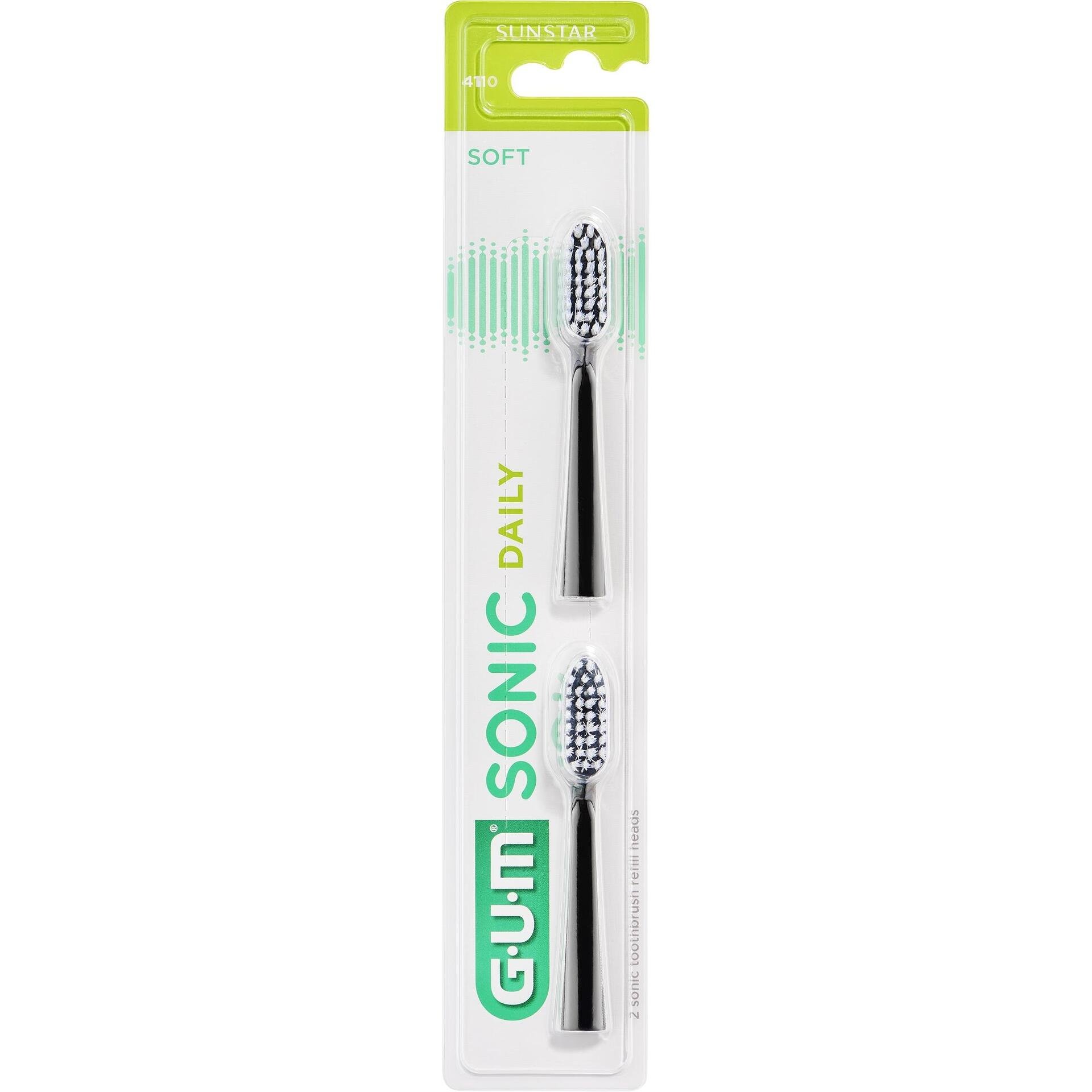 Gum ActiVital Sonic Soft Накрайник за електрическа четка комплект от 2 броя | Гъм