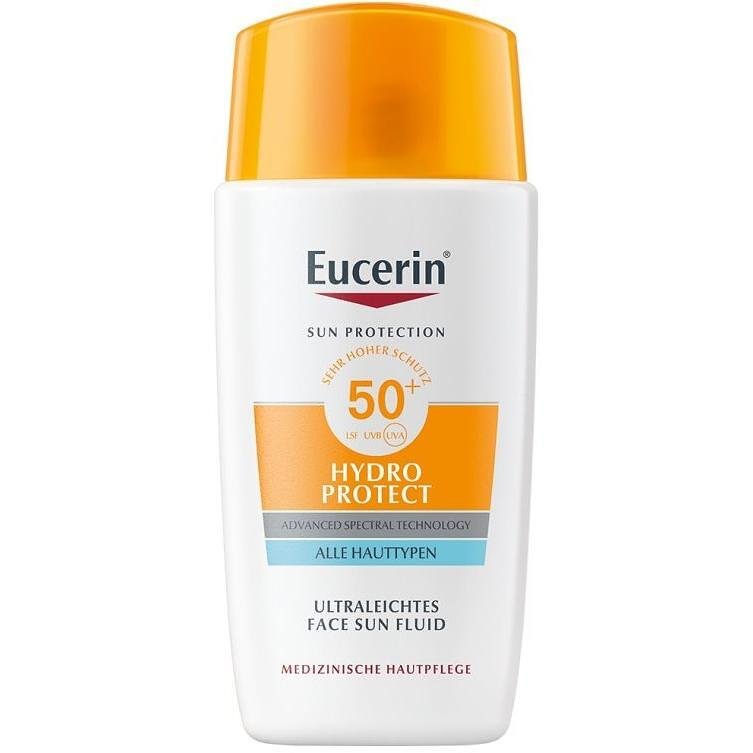 Eucerin Sun Protection HYDRO PROTECT SPF 50+ Слънцезащитен ултралек флуид за лице 50 мл | Еусерин, Сън Протекшън