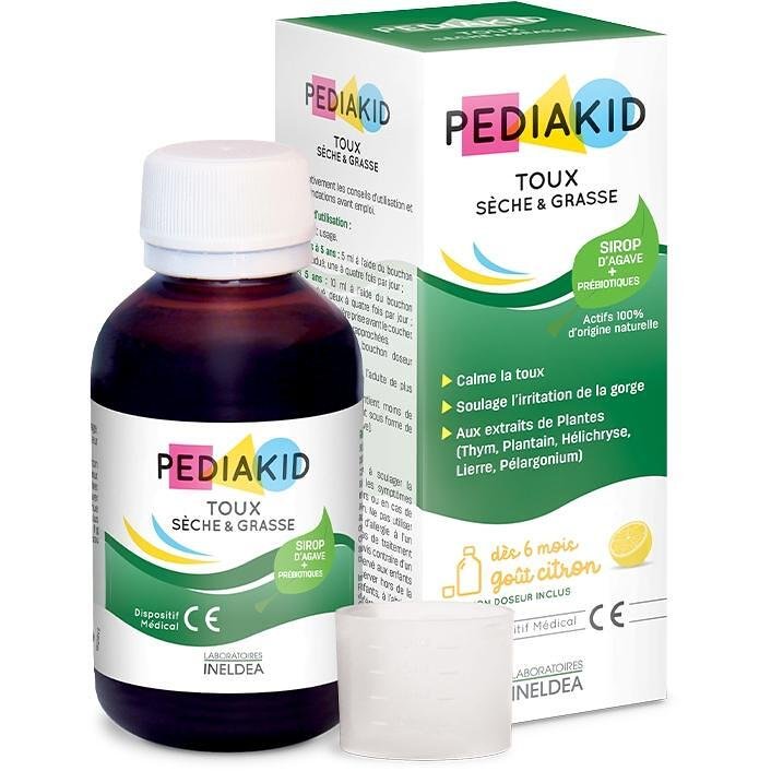 Pediakid Детски сироп при суха и влажна кашлица 125 мл | Педиакид