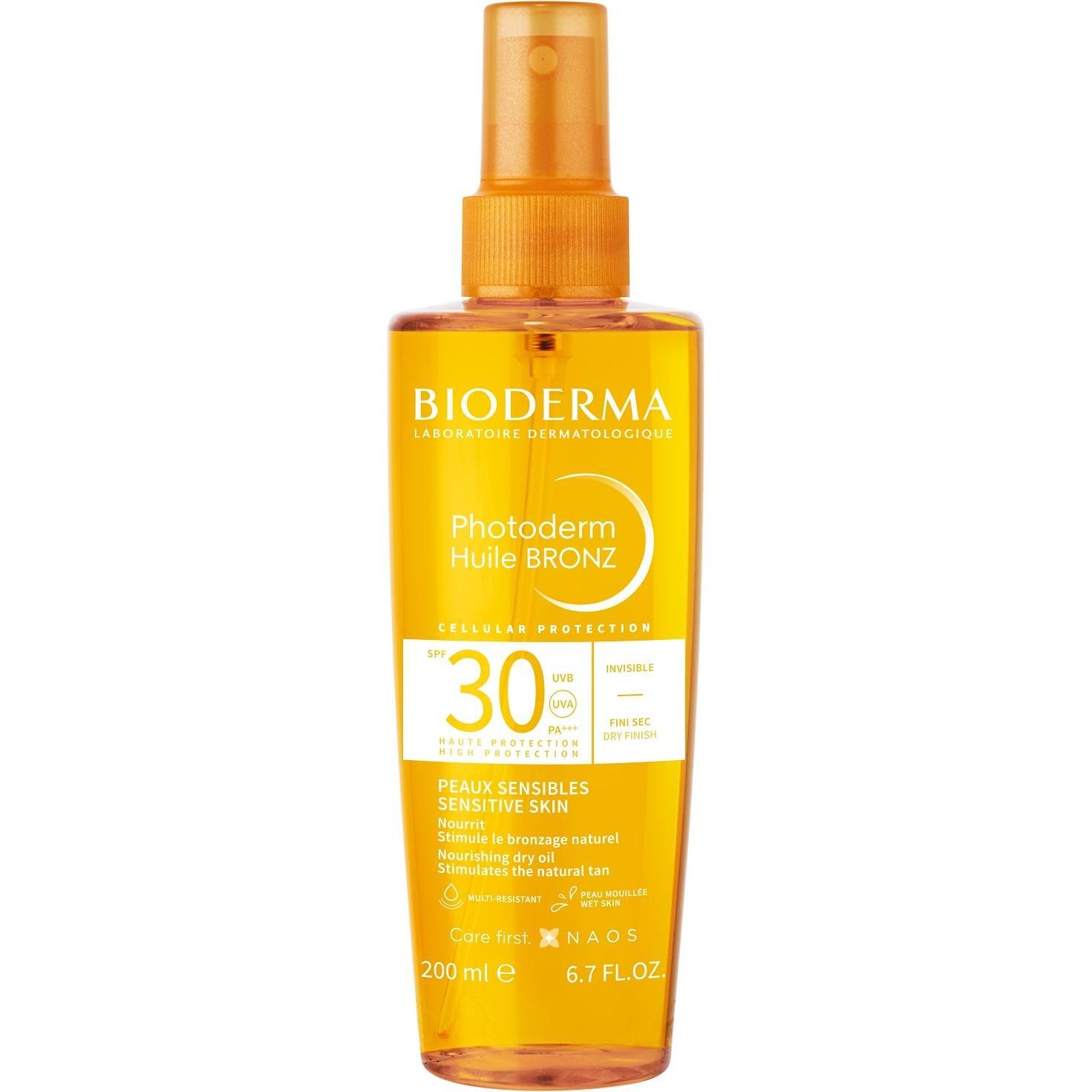 Bioderma Photoderm слънцезащитен бронз сухо олио SPF30, 200 мл | Биодерма, Фотодерм