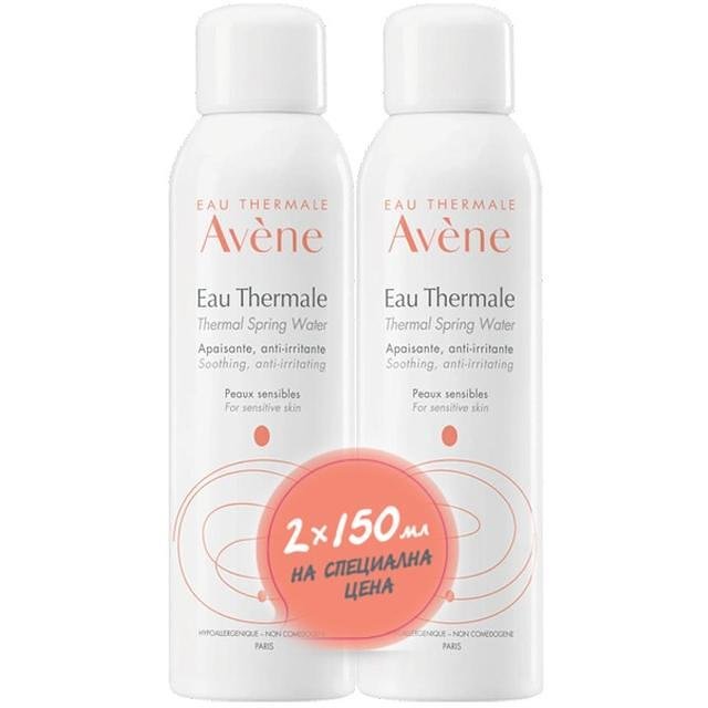 Avene дуо термална вода, 2 бр. х 150 мл | Авен