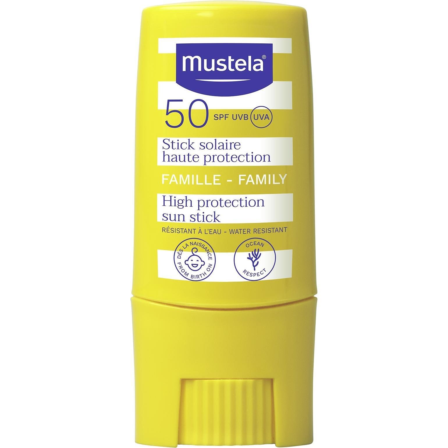 Mustela Family слънцезащитен стик SPF50, 9 мл | Мустела, Фамили