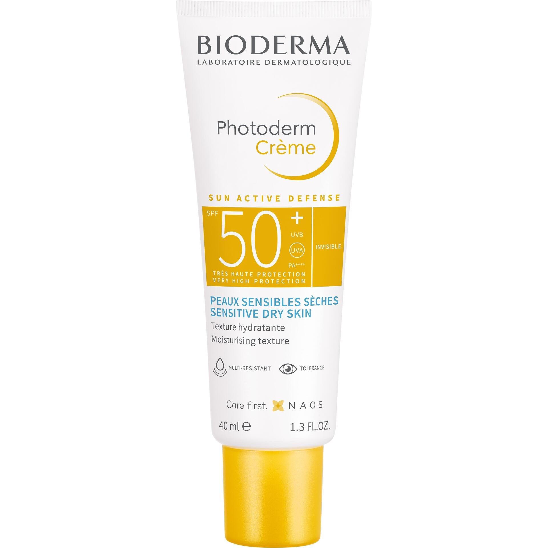 Bioderma Photoderm Crème слънцезащитен крем за чувствителна суха кожа SPF50+, 40 мл | Биодерма, Фотодерм